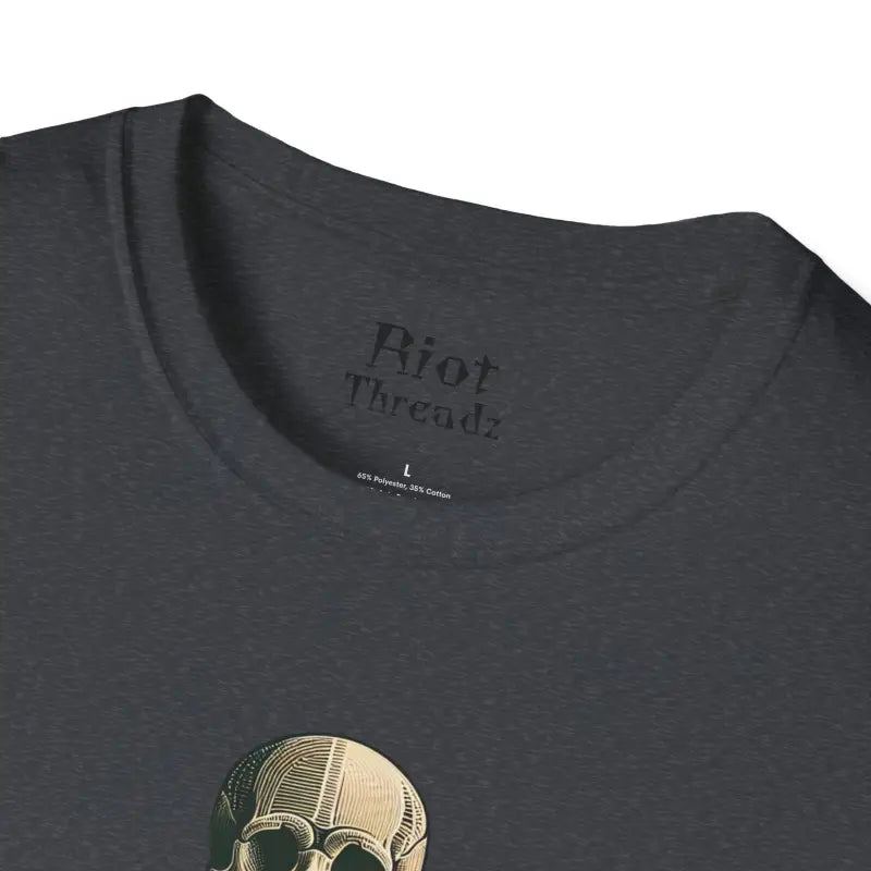 Chillin’ bones: dtf skeleton graphic tee - t-shirt