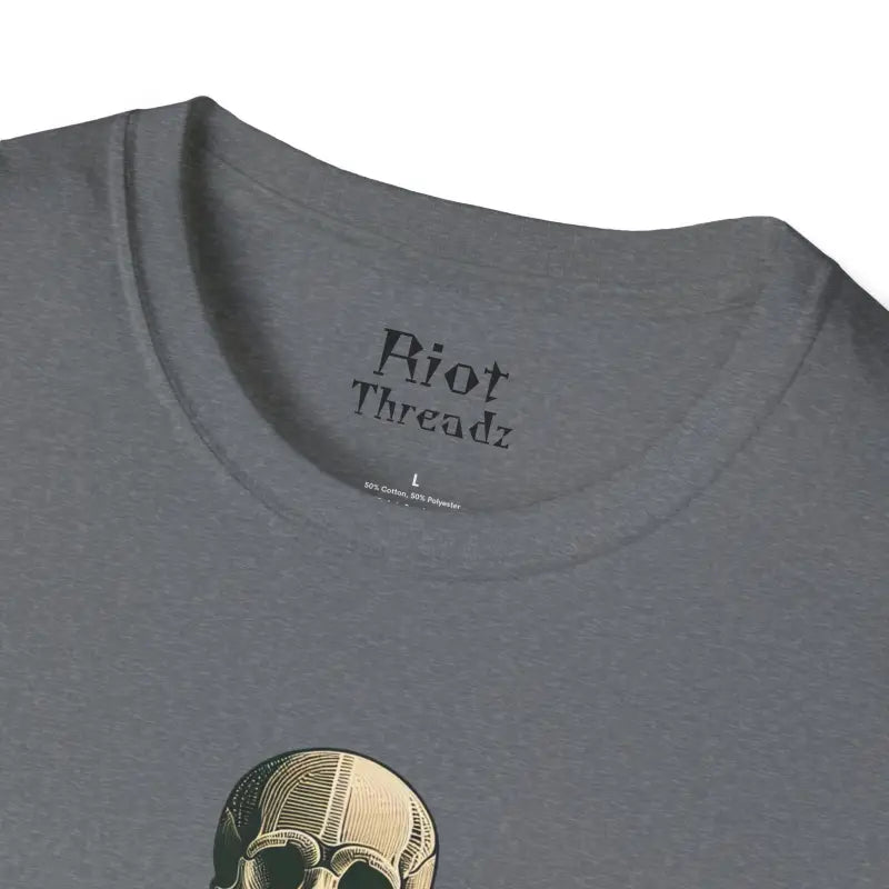Chillin’ bones: dtf skeleton graphic tee - t-shirt