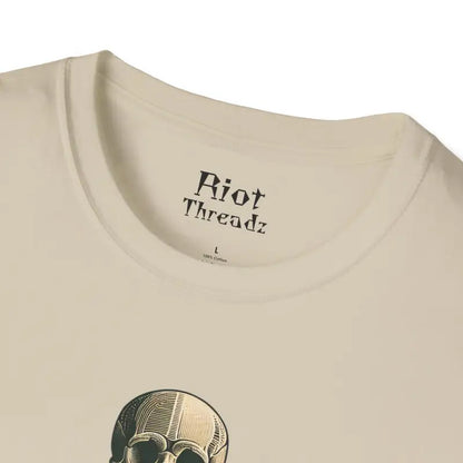 Chillin’ bones: dtf skeleton graphic tee - t-shirt
