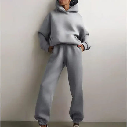Cloudcomfort ultra soft hoodie set - grey / 2xl - hoodie