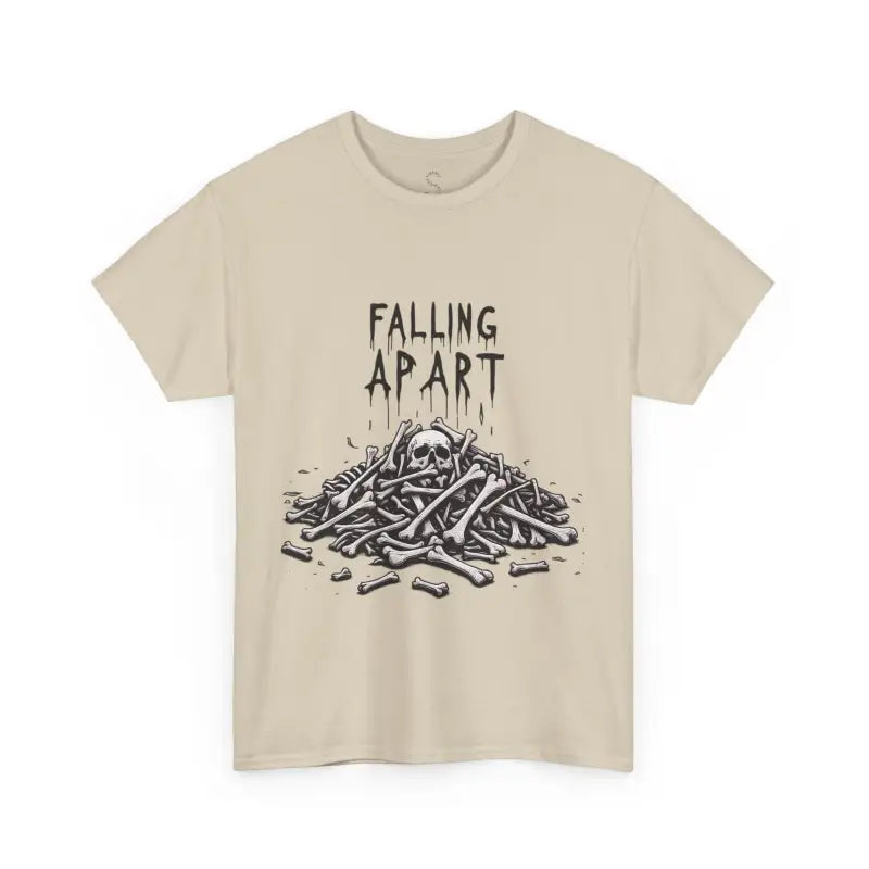 Rebel spirit skeleton tee - dark humor edition - sand / s - t-shirt